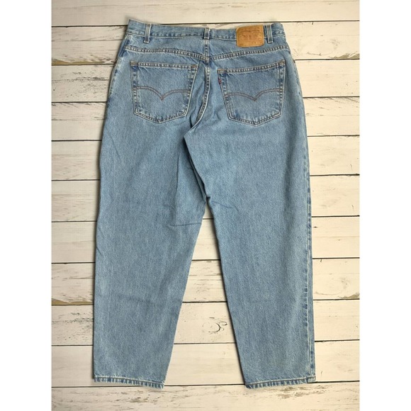 Vintage Levis 560 Jeans Mens 38 x 30 Blue Loose Baggy Relaxed Taper Denim Pants - Picture 2 of 11